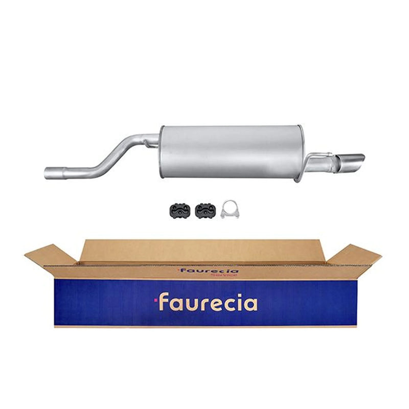 Hella End Silencer Rear fits Opel Corsa D 2006-2014 1.4