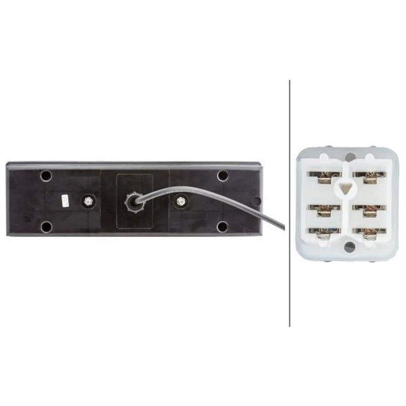 Hella Tail Light / Lamp P21W Left