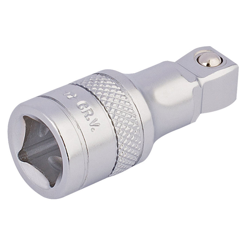 Draper Satin Chrome Wobble Extension Bar, 3/8" Sq. Dr., 45mm 16742 Draper - Dynamic Drive