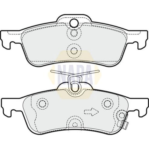 NAPA Rear Brake Pad Set NBP1616