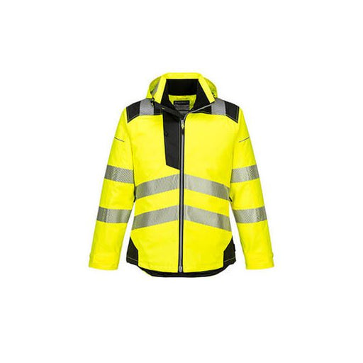 Portwest Pw3 Hi-Vis Winter Jacket Large T400YBRL Portwest - Dynamic Drive