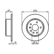 Bosch Front & Rear Brake Discs & Pads fits Vauxhall Carlton 1986-1994