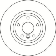 Abtex Front Vented & Rear Vented Brake Discs & Pads fits Jaguar Xe 2015 on 2.0