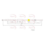 Apec Handbrake Cable Right Rear CAB1751