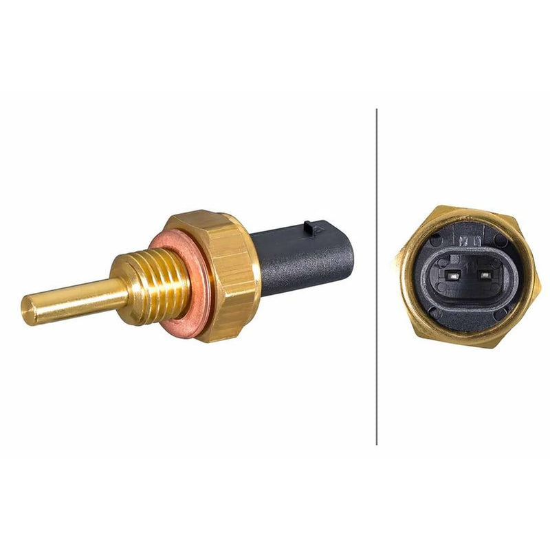 Hella Coolant Temperature Sensor Lower fits Opel Antara A 2016-2017 2.0