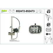 Valeo Electric Window Regulator Lifter Right Front 852473