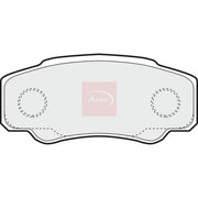 Apec Rear Brake Pad Set fits Citroën Relay II 2002-2006 2.0 2.2 2.8