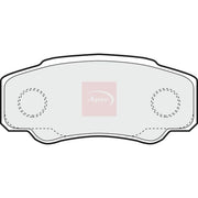 Apec Rear Brake Pad Set PAD1261