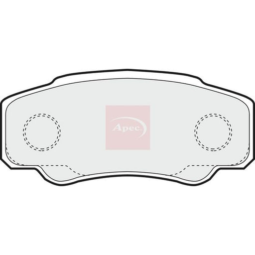 Apec Rear Brake Pad Set fits Citroën Relay II 2002-2006 2.0 2.2 2.8