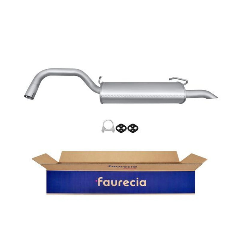 Hella End Silencer Rear fits Volvo 440 1988-1996 1.6 1.7 1.8