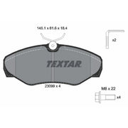 Textar Front Brake Pad Set 2309902