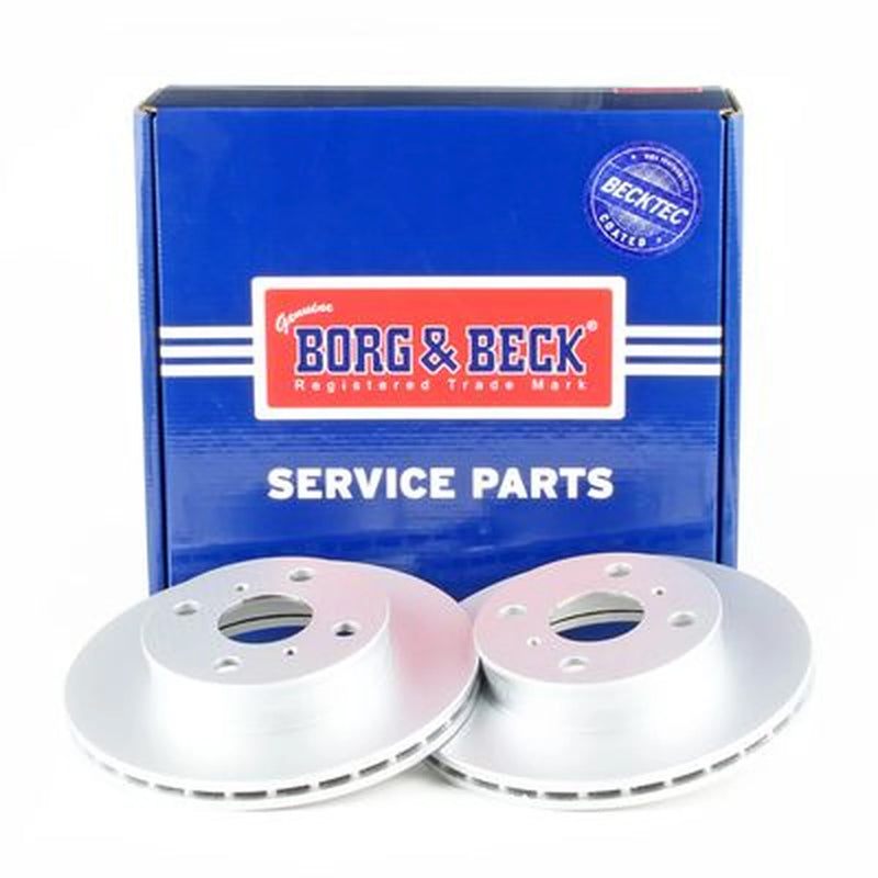 Borg & Beck 2 x Vented Front Brake Discs BBD4039-x2