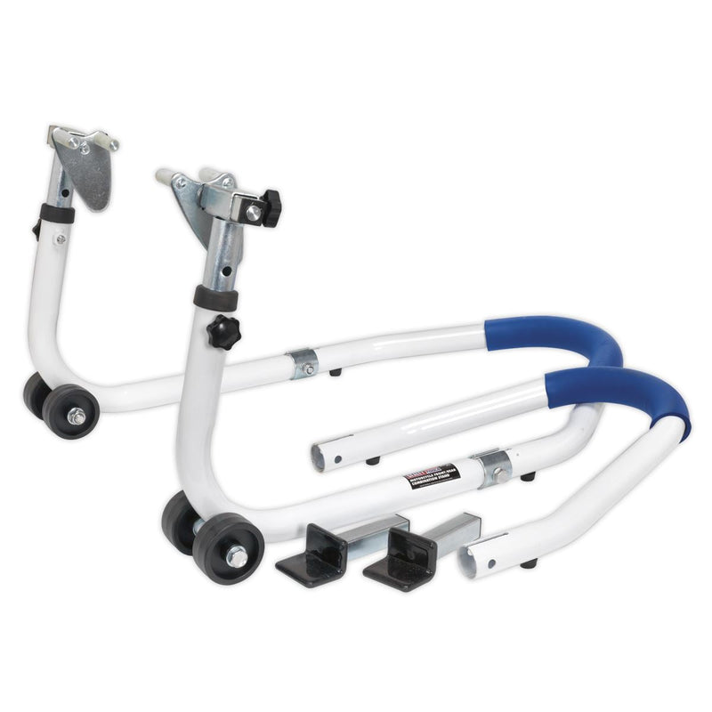Sealey Motorcycle Height Adjustable Front/Rear Combination Stand RPS5 Sealey - Dynamic Drive
