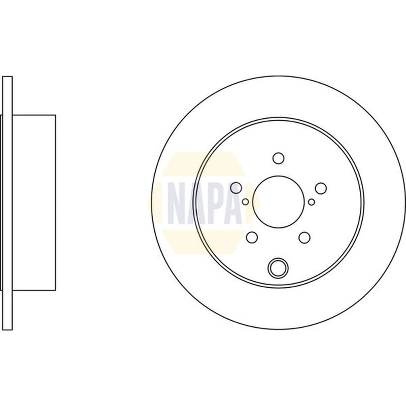 NAPA Front & Rear Brake Discs & Pads fits Subaru Forester 2013 on 2.0