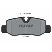 Textar Rear Brake Pad Set 2210101