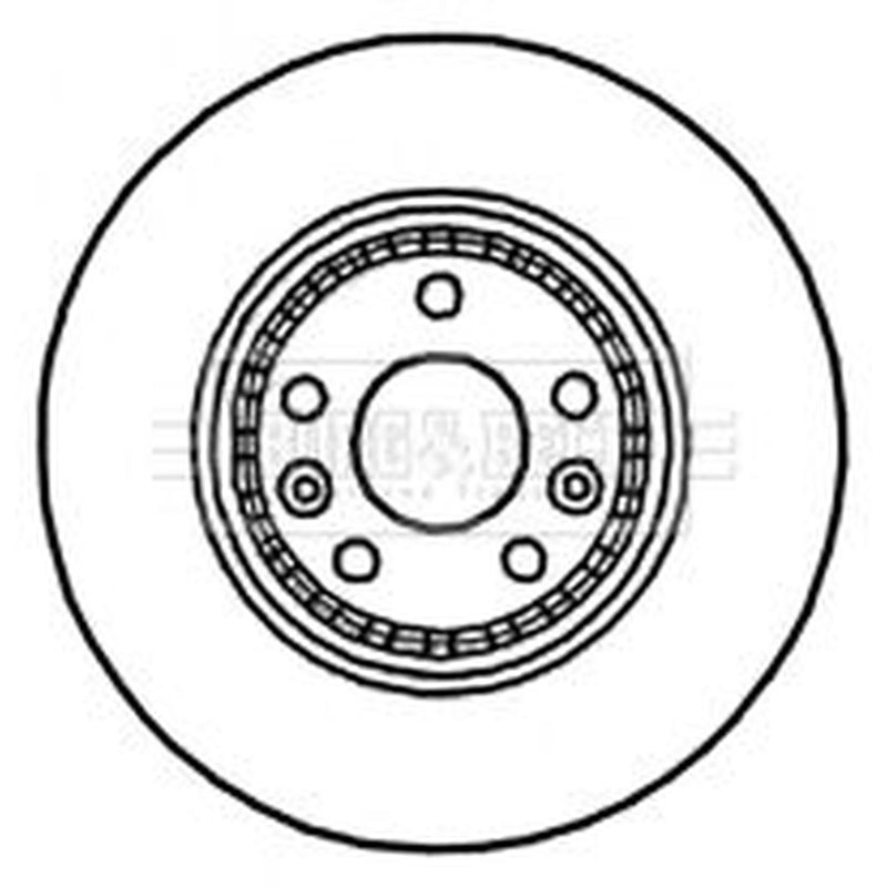 Borg & Beck Front & Rear Brake Discs & Pads fits Renault Grand Scénic III