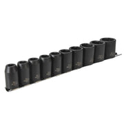 Teng 1/2in Drive 9121 Impact Socket Set, 10 Piece - 9121