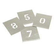 Set of Zinc Stencils - Figures 4in - F4