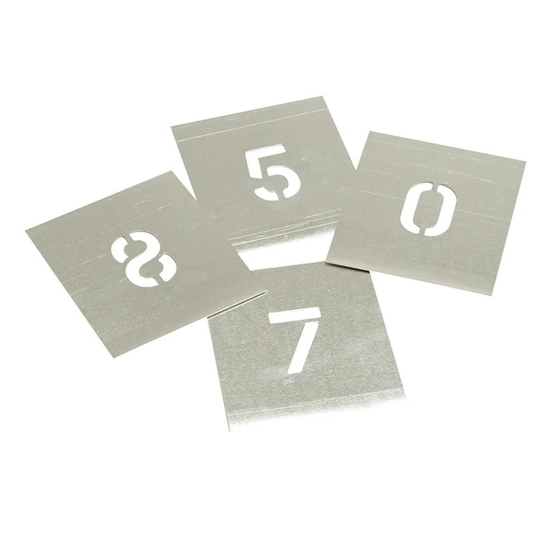 Set of Zinc Stencils - Figures 4in - F4