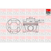 FAI Piston Cylinder Bore = PK22-050