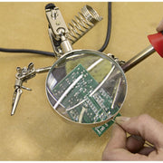 Sealey Mini Robot Soldering Stand with Magnifier & Iron Holder SD150H Sealey - Dynamic Drive