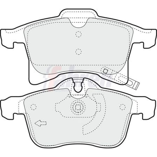 Fahren Front Brake Pad Set FBP3078