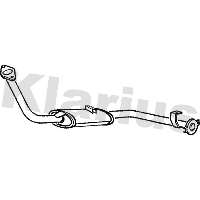 Klarius Box With Front Pipe Front fits Suzuki Samurai Closed Off-Road Vehicle