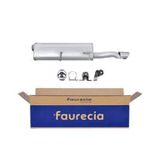 Hella End Silencer Rear fits Peugeot 307 Cc 2005-2009 2.0