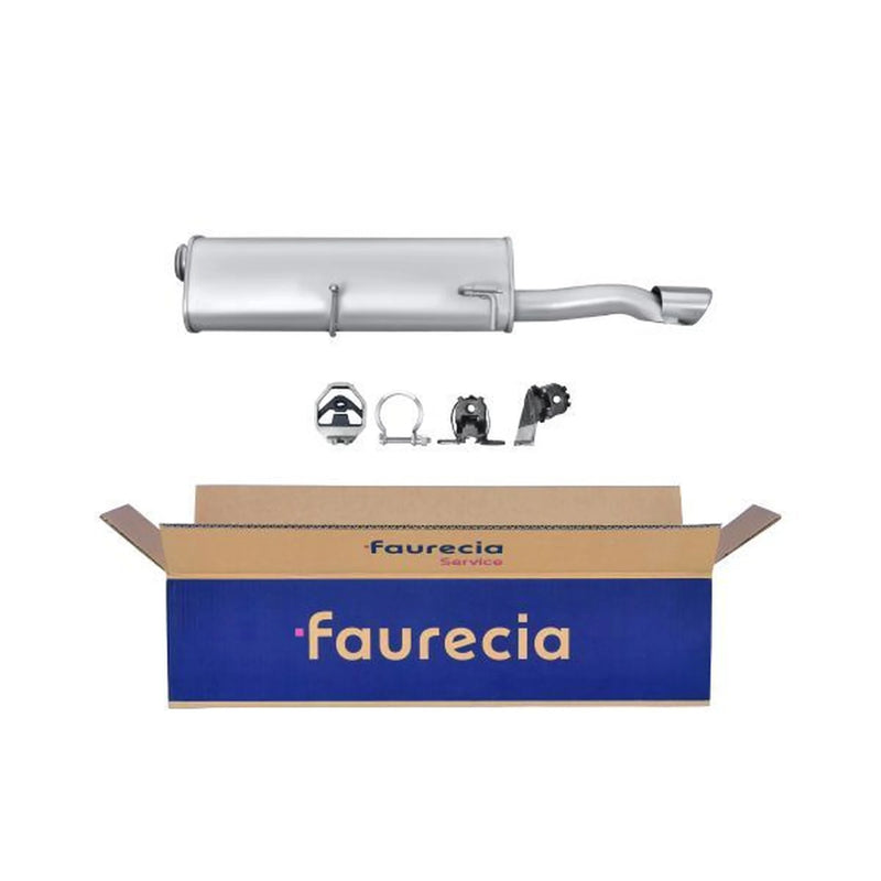 Hella End Silencer Rear fits Peugeot 307 Cc 2005-2009 2.0