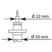 KYB Shock Absorber Damper Strut Front fits Audi A3 2003-2013