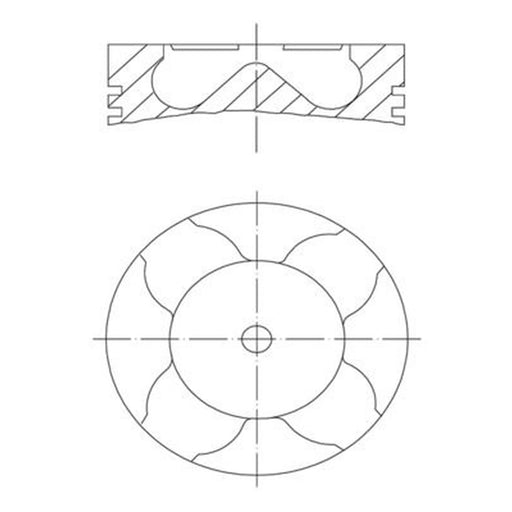 Mahle Piston Cylinder Bore = 128mm 229 12 20