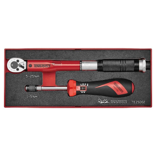 Teng Tools 1/4" Torque Set FOAMX2 2 Pieces Teng Tools - Dynamic Drive