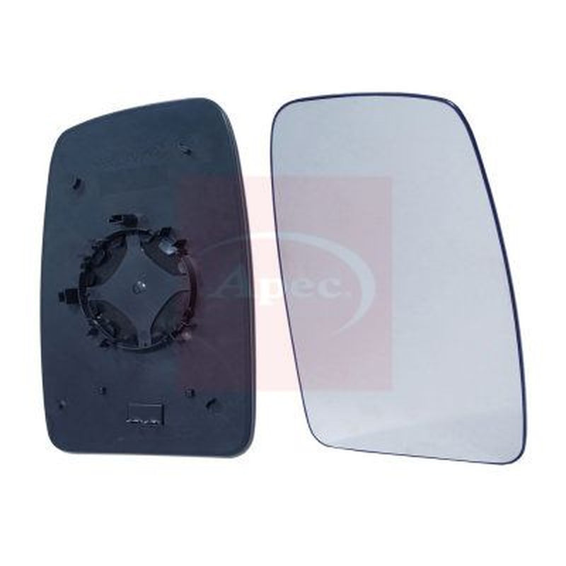 Apec Exterior Wing Mirror Glass Right fits Nissan NV400 2011-2022