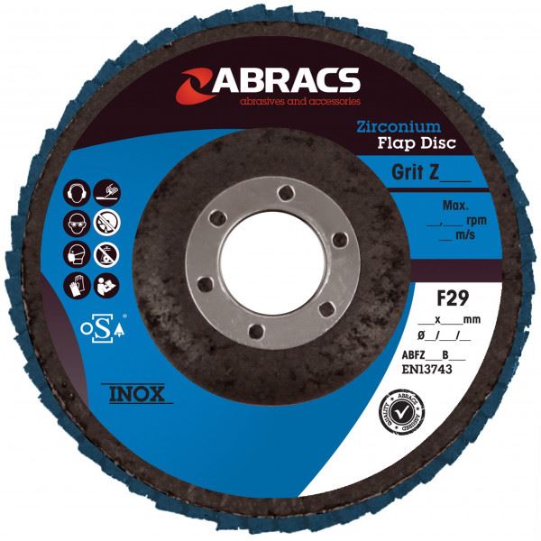 Van Line Abracs Flap Disc Zirconium 115X22mm P40 115 X 22 mm Van Line - Dynamic Drive