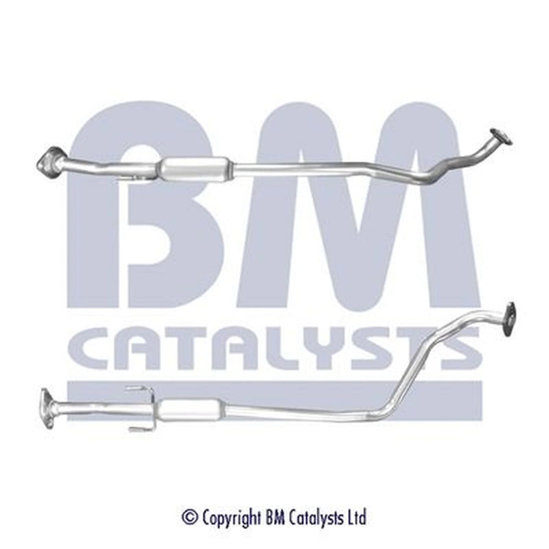 BM Catalysts Exhaust Pipe OD fits Nissan Note 2012-2016 1.2
