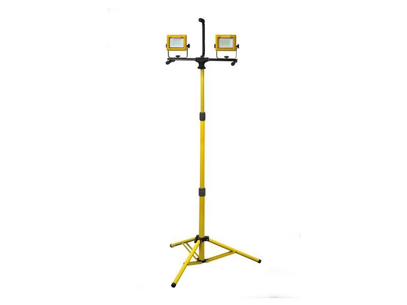 Faithfull Power Plus LED Twin Tripod Site Light 70W 240V Faithfull Power Plus - Dynamic Drive