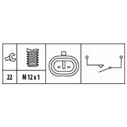 Hella Reverse Light Switch Connectors fits Abarth Punto Evo 2009-2012 1.4