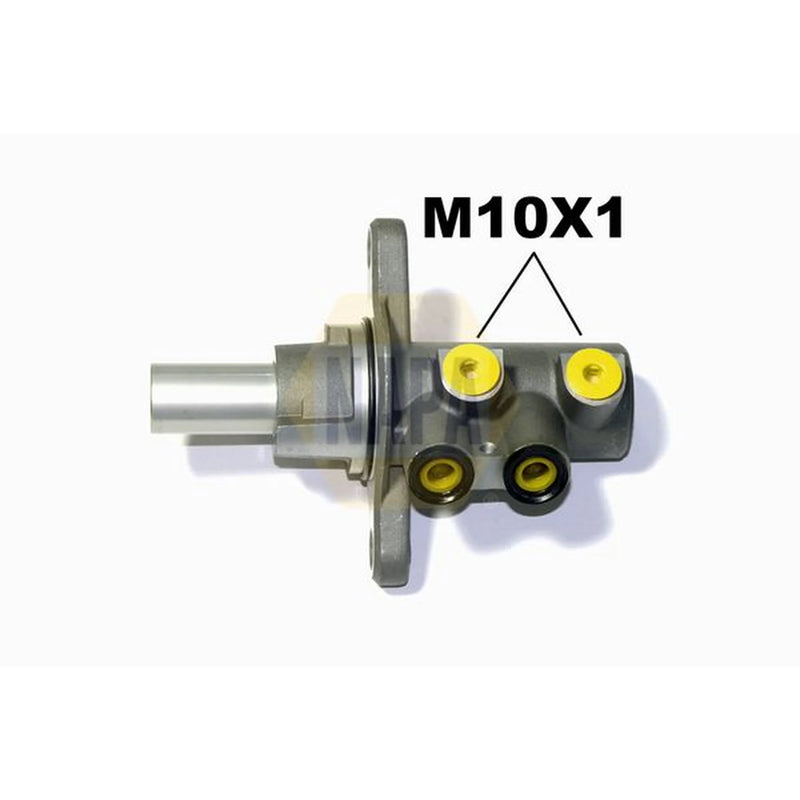 NAPA Brake Master Cylinder Hydraulic Assembly fits Nissan Qashqai I 2006-2013