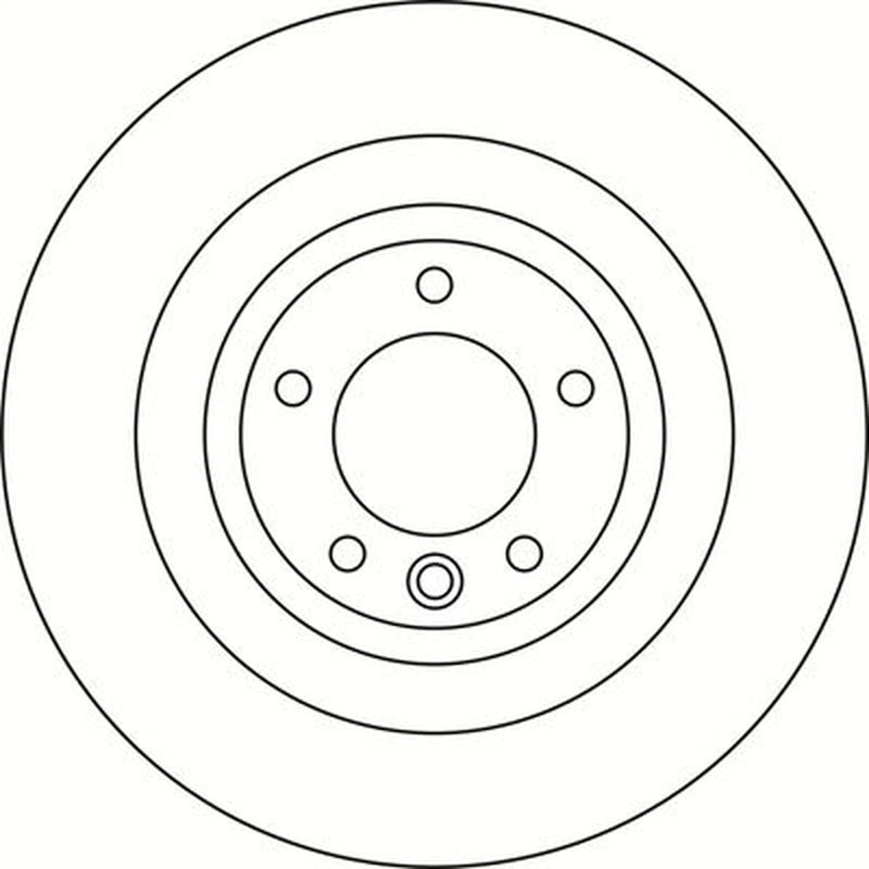 Abtex 2 x Vented Rear Brake Discs BD2152V-x2