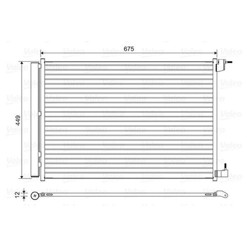 Valeo Air Conditioning Condenser 814468