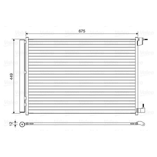 Valeo Air Conditioning Condenser 814468