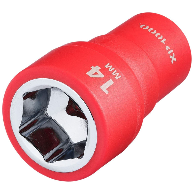Draper XP1000 VDE Socket, 1/4" Sq. Dr., 14mm Draper - Town Tools