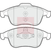Apec Front Brake Pad Set fits Renault Laguna 2008-2015 1.5 2.0
