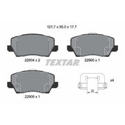 Textar Front Brake Pad Set 2290401