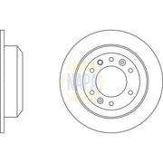 NAPA 2 x Solid Brake Discs fits Kia Sedona 2006-2015 2.2 2.7 2.9