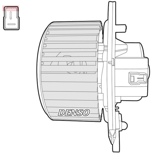 Denso Heater Blower Fan fits Iveco Daily III 1999-2007 2.8