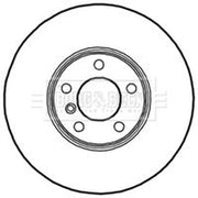 Borg & Beck Front Vented & Rear Vented Brake Discs & Pads fits BMW X5 2013-2018