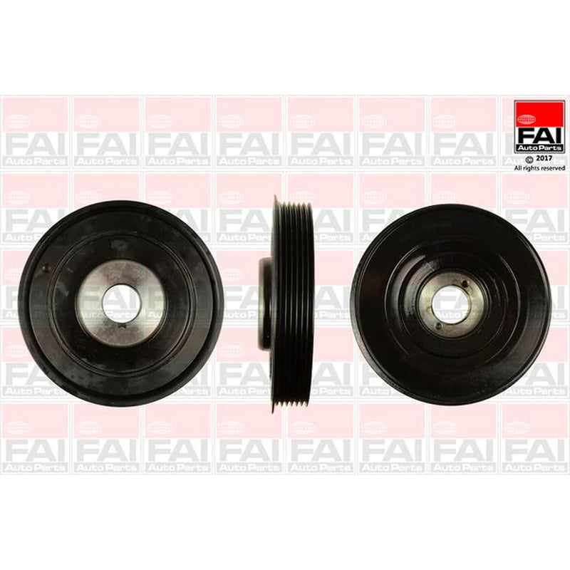 FAI Crank Shaft Belt Pulley fits Citroën Berlingo First 1998-2005 1.9 2.0