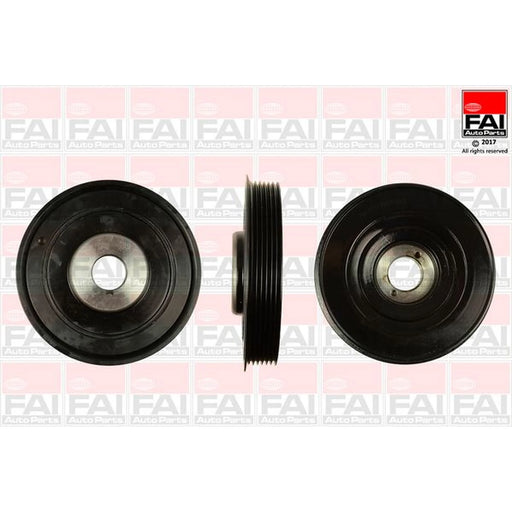 FAI Crank Shaft Belt Pulley fits Citroën Berlingo First 1998-2005 1.9 2.0