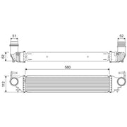 Valeo Intercooler (Charge Air Cooler) 818312